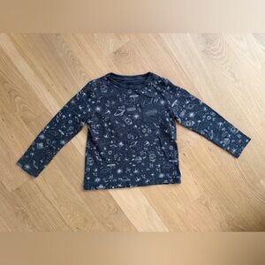 GAP Kids Navy Blue Long Sleeve Shirt